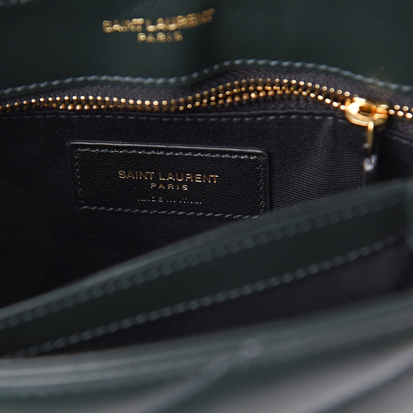 Calfskin Y Quilted Monogram Toy Loulou Crossbody Bag Asphalt