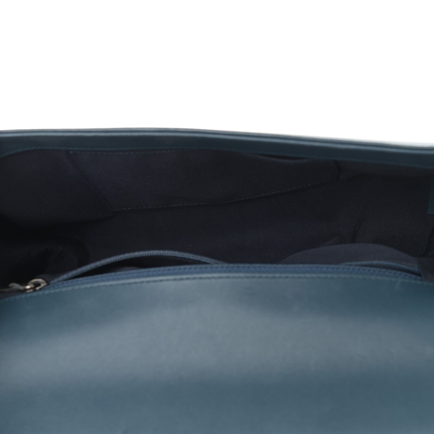 Chanel Glazed Calfskin New Medium Boy Flap Blue 5 of 21