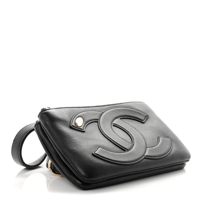 Chanel Lambskin CC Mania Waist Belt Bag Black 4 of 10
