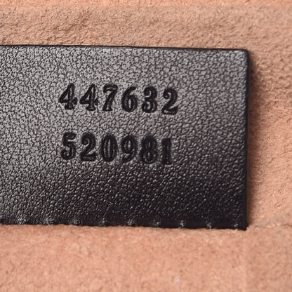 Gucci Calfskin Matelasse Small GG Marmont Chain Shoulder Bag Black 7 of 7