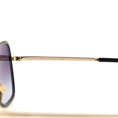 Chanel Square Frame Sequin Sunglasses 4277-B Gold Black 6 of 7