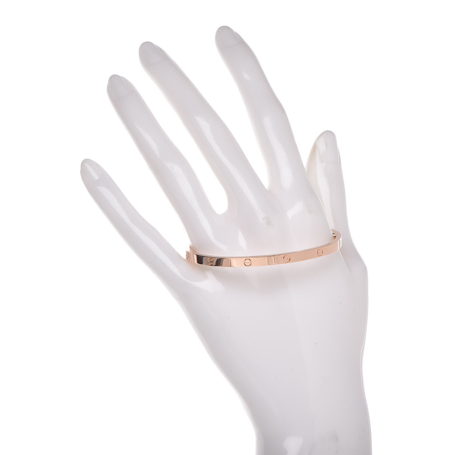Cartier 18K Pink Gold Small LOVE Bracelet 17 2 of 6
