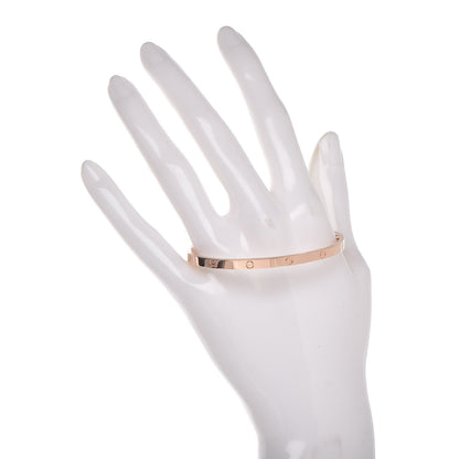 Cartier 18K Pink Gold Small LOVE Bracelet 17 2 of 6