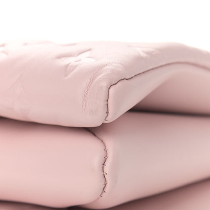 Louis Vuitton Lambskin Embossed Monogram Coussin PM Rose 9 of 9