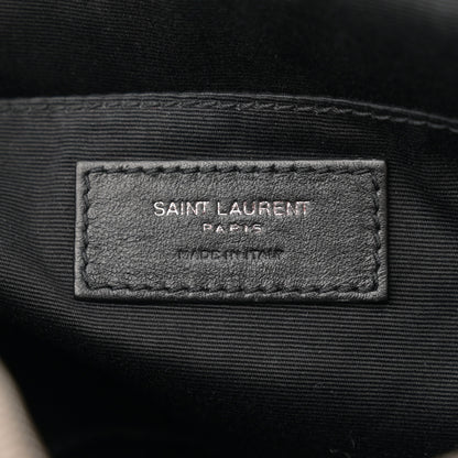 Saint Laurent Calfskin Matelasse Monogram Lou Camera Bag Black 6 of 17