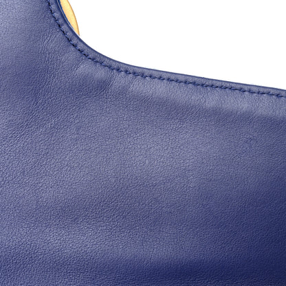 Gucci Velvet Matelasse Medium GG Marmont Shoulder Bag Cobalt Blue 12 of 14