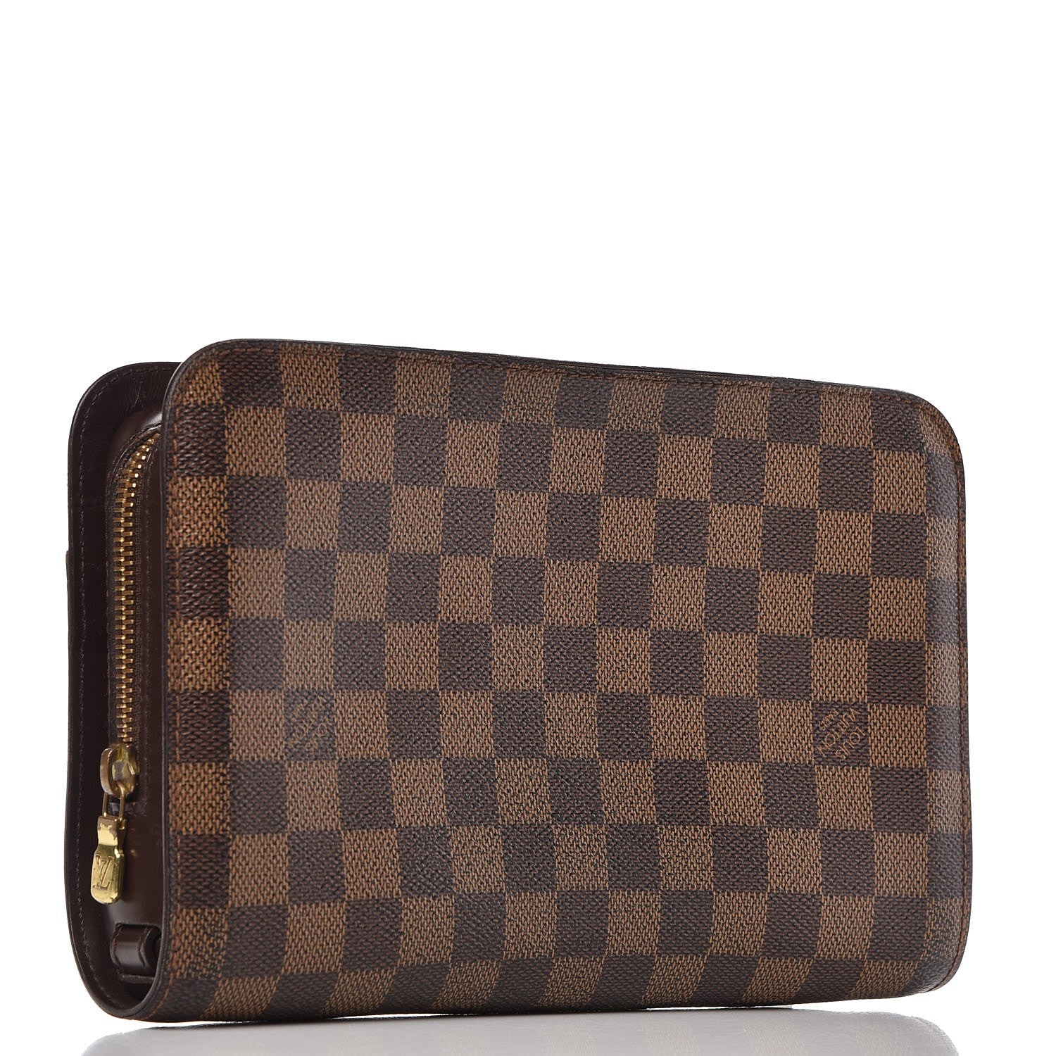 Louis Vuitton Damier Ebene Pochette Saint Louis Clutch 3 of 9