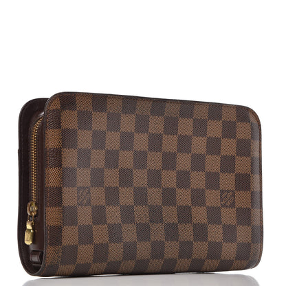 Louis Vuitton Damier Ebene Pochette Saint Louis Clutch 3 of 9