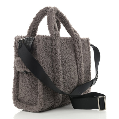 Marc Jacobs Polyester Cotton The Teddy Traveler Tote Bag Grey 2 of 9