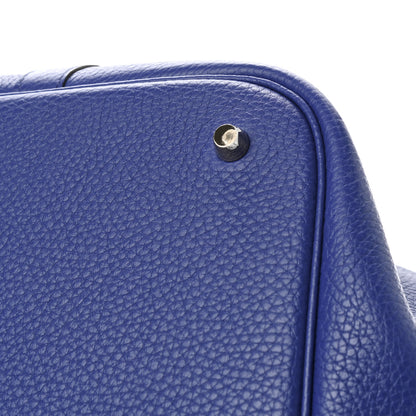 Hermes Taurillon Clemence Picotin Lock 26 GM Bleu Electrique 7 of 9