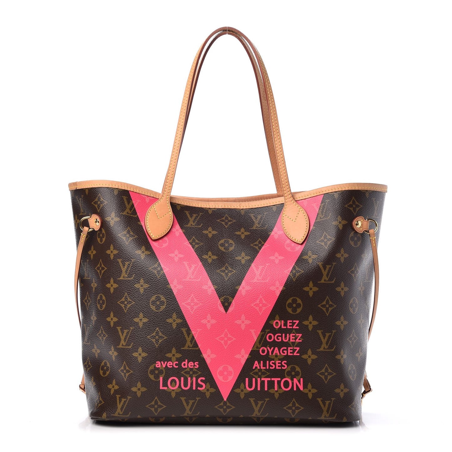 Monogram V Neverfull MM Grenade