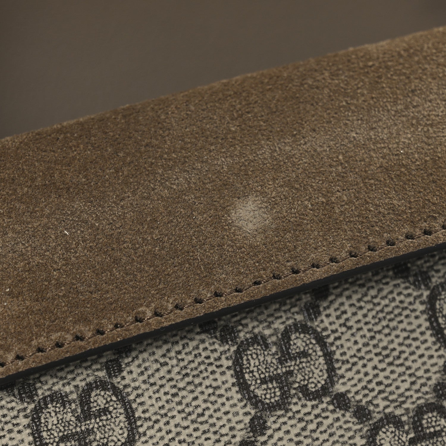 Gucci GG Supreme Monogram Super Mini Dionysus Shoulder Bag Taupe 11 of 12