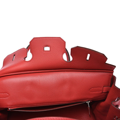 Hermes Taurillon Clemence Birkin 35 Bougainvillea 19 of 35