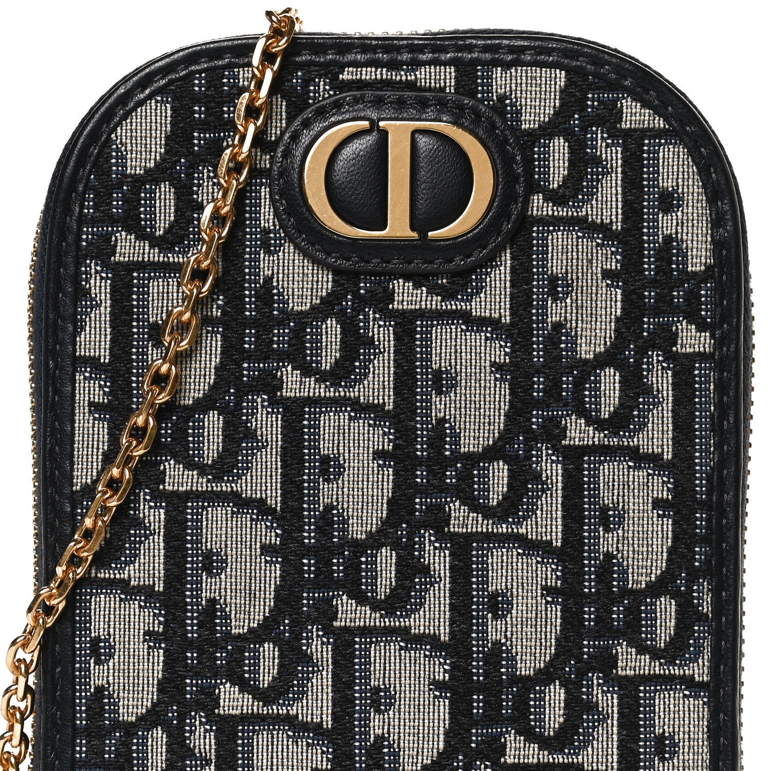 Christian Dior Oblique 30 Montaigne Phone Holder Blue 7 of 12