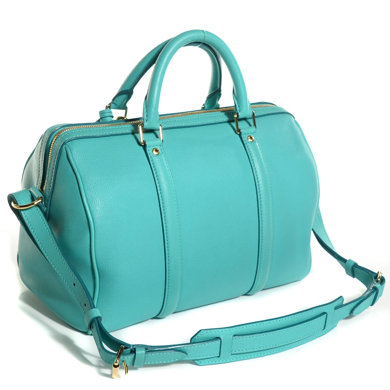 Louis Vuitton Calfskin SC Bag PM Turquoise 2 of 7