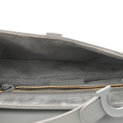 Christian Dior Ultra Matte Calfskin Saddle Bag Grey 5 of 12