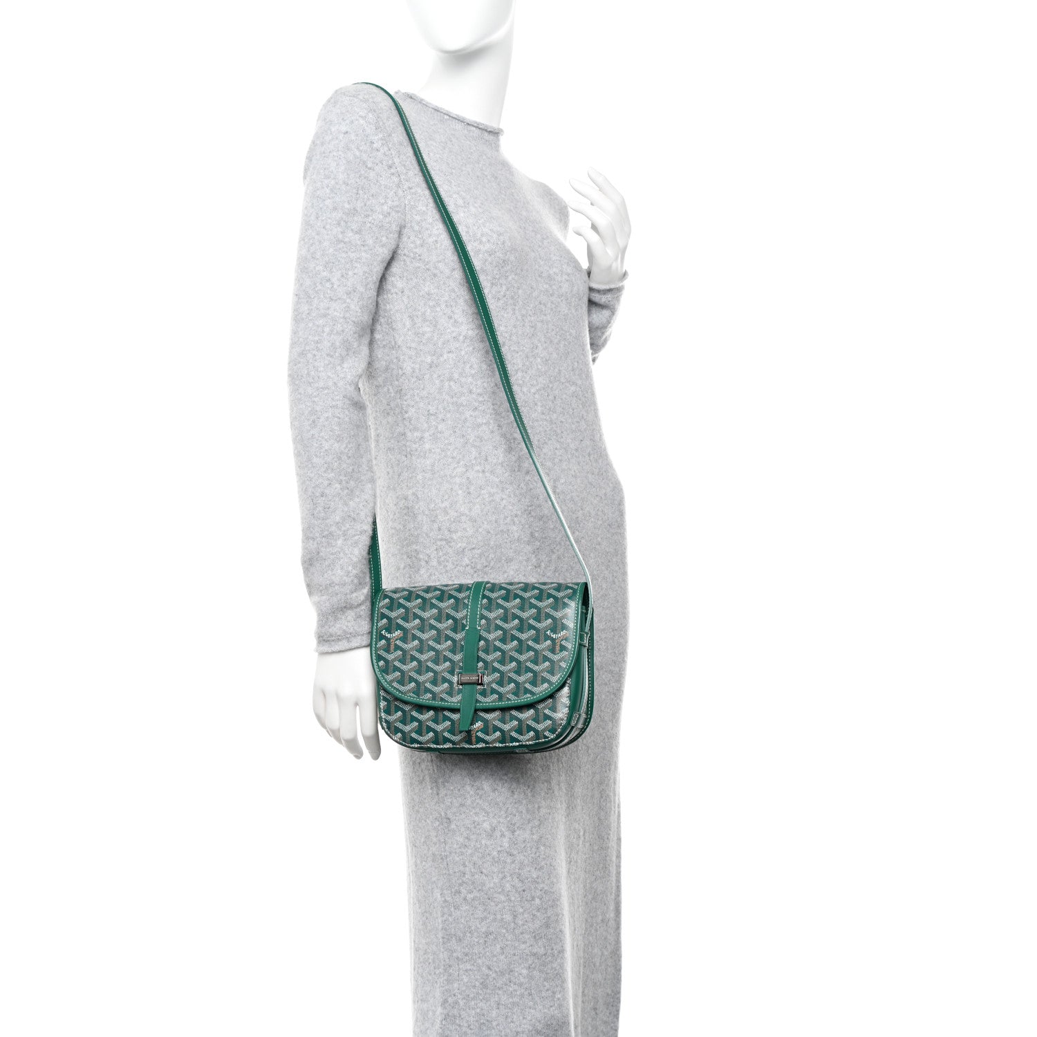 Goyard Goyardine Belvedere II PM Messenger Bag Green 2 of 10