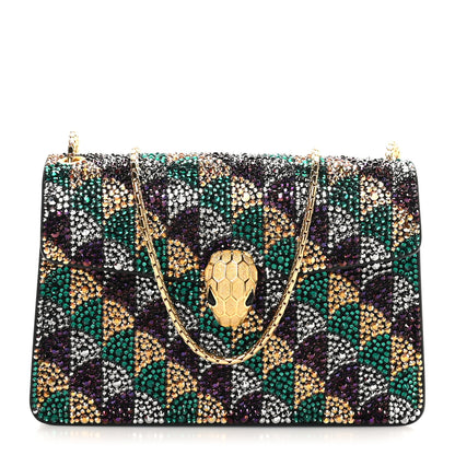 Bulgari Calla Crystal Serpenti Forever Mini Crossbody Bag Multicolor 1 of 11