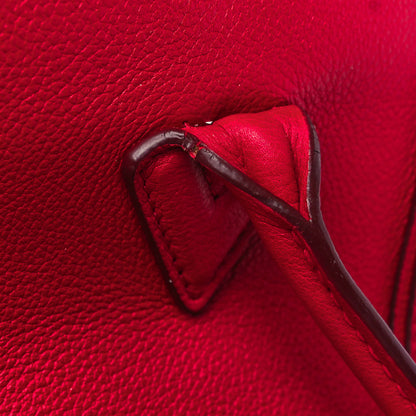 Louis Vuitton Veau Cachemire Soft Lockit MM Framboise 7 of 9