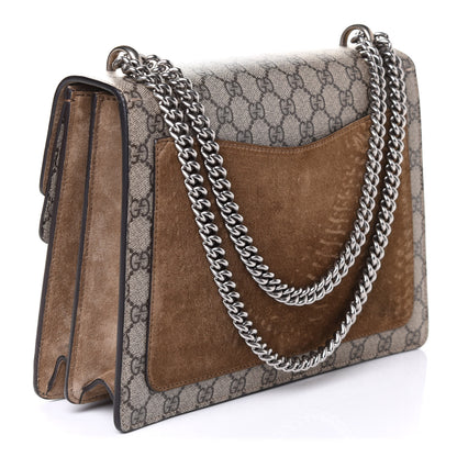 Gucci GG Supreme Monogram Medium Dionysus Shoulder Bag Taupe 3 of 5
