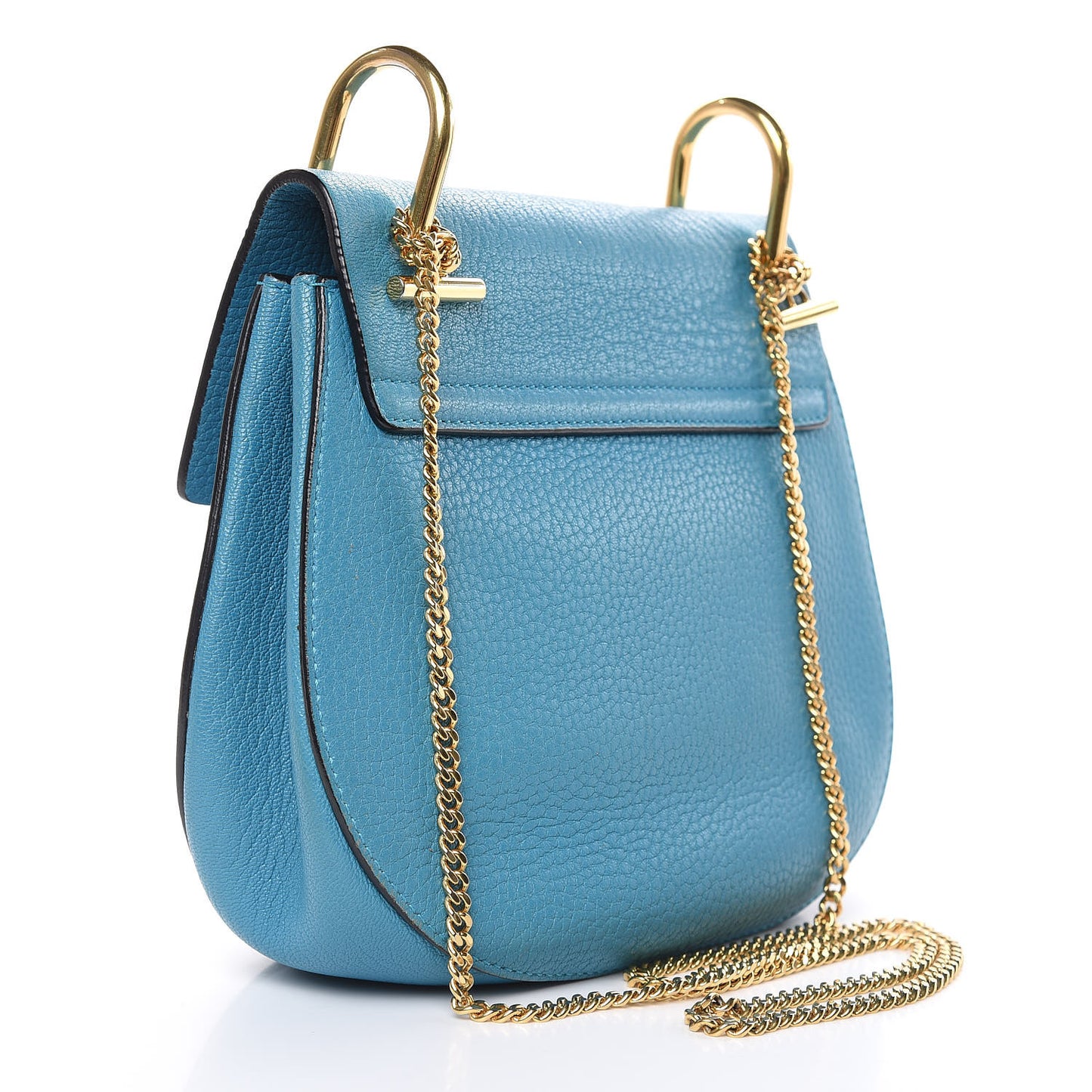 Grained Lambskin Drew Shoulder Bag