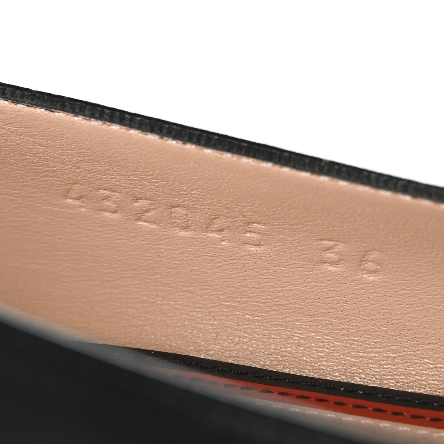 Gucci Calfskin Web Ballerina Flat 36 Black 6 of 10