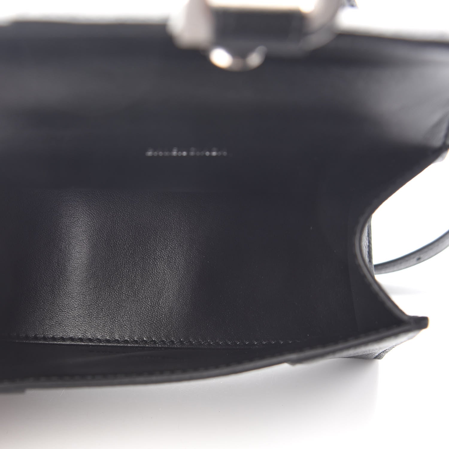 Balenciaga Grained Calfskin Hourglass Top Handle Bag XS Black 6 of 9
