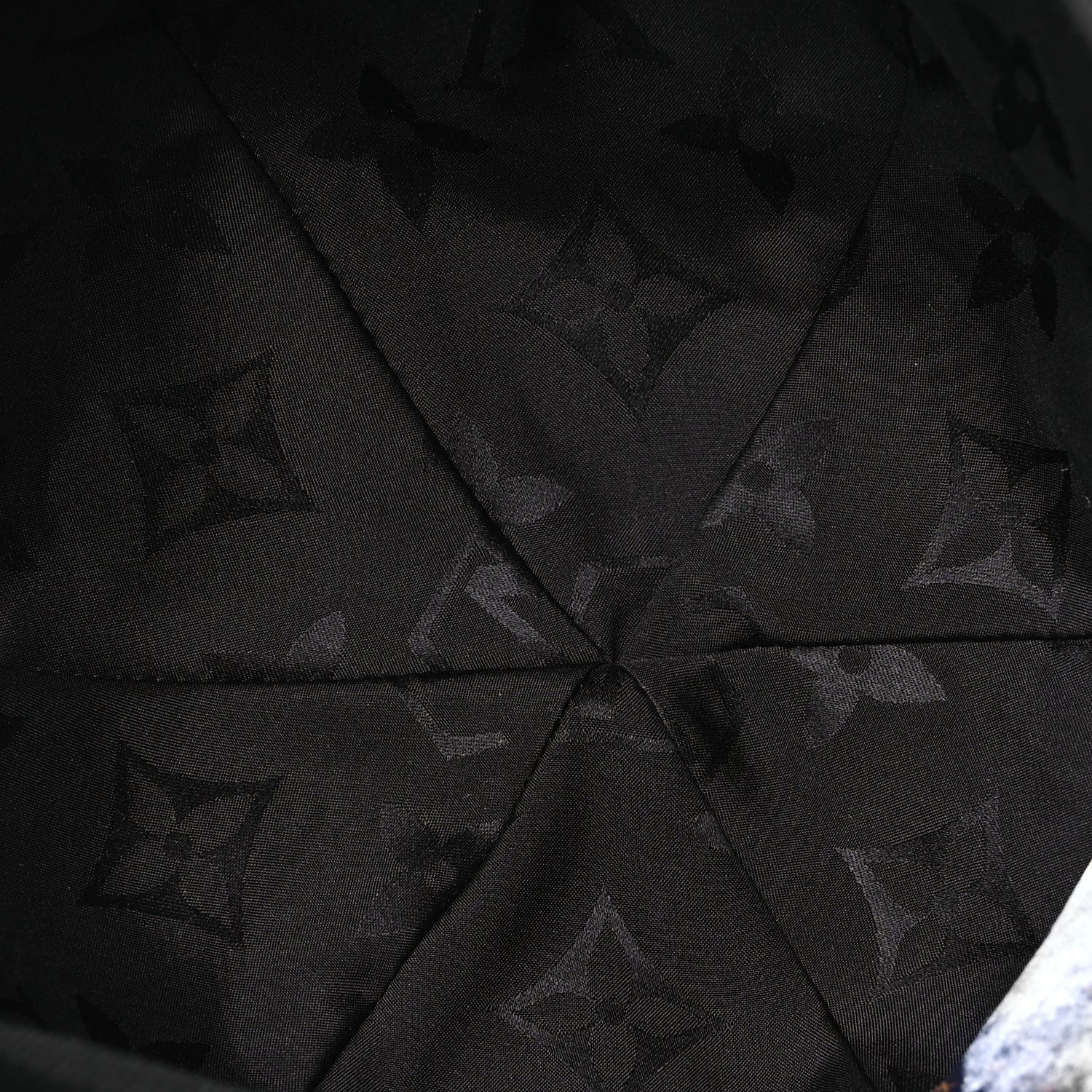 Louis Vuitton Polyester Silk Monogram LV Get Ready Cap L Black 7 of 12