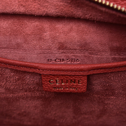 Celine Baby Grained Calfskin Nano Luggage Red 8 of 10
