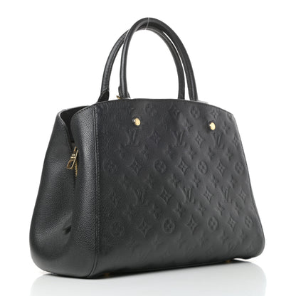 Louis Vuitton Empreinte Montaigne MM Black 3 of 9