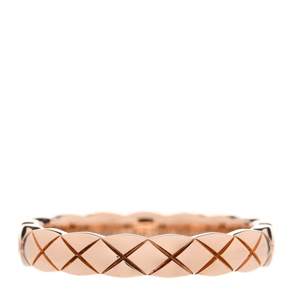 Chanel 18K Beige Gold Mini Coco Crush Ring 49 4.75 1 of 4