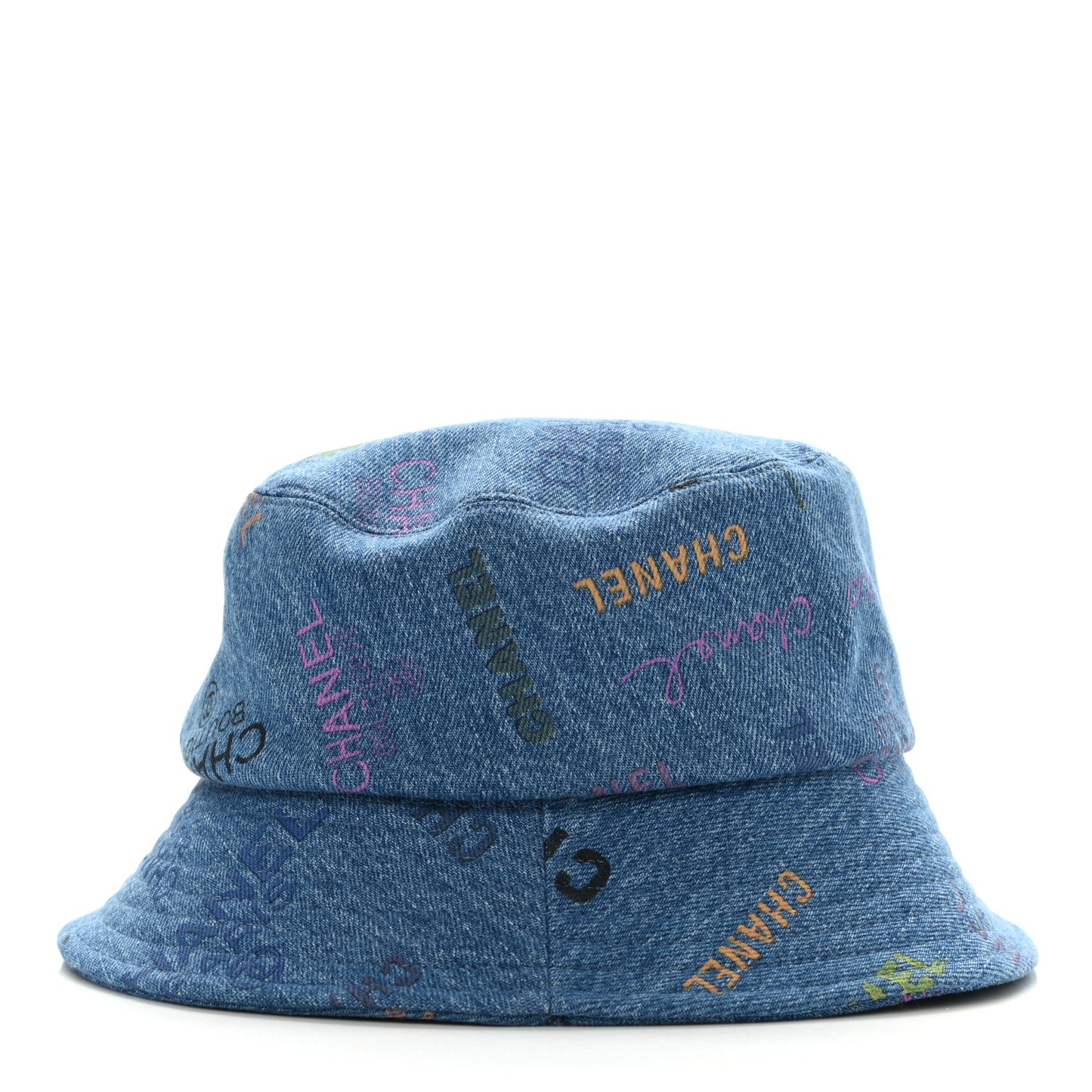 Denim Mood Cloche Bucket Hat S Blue