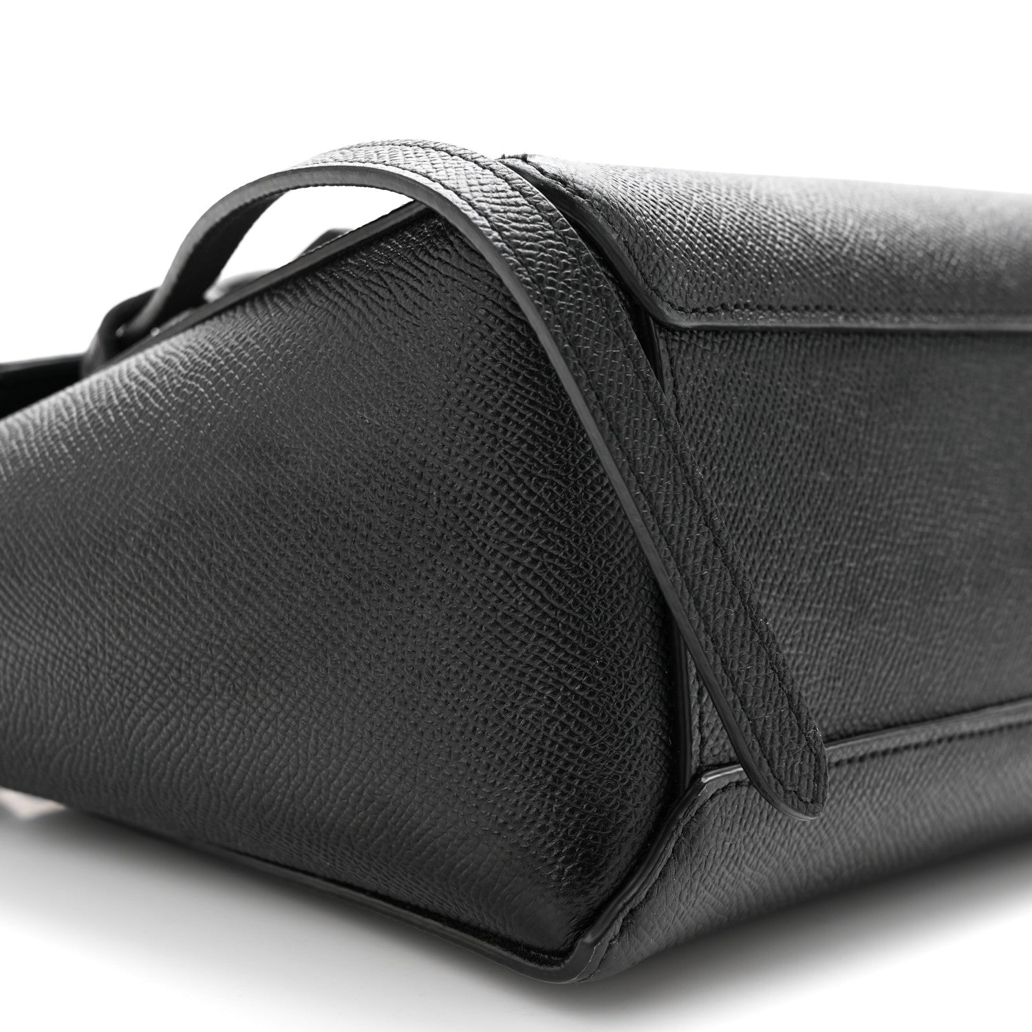 Celine Grained Calfskin Nano Belt Bag Black 9 of 10