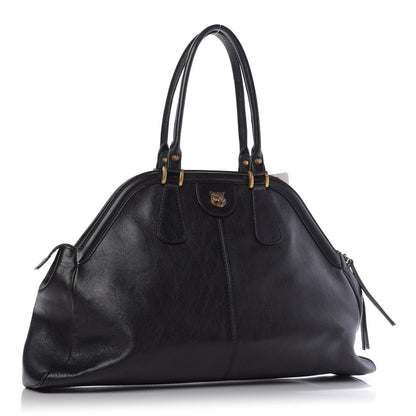 Gucci Calfskin Large Re(Belle) Top Handle Bag Black 3 of 9