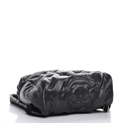 Chanel Nylon Embossed Small Doudoune Backpack Black 4 of 8