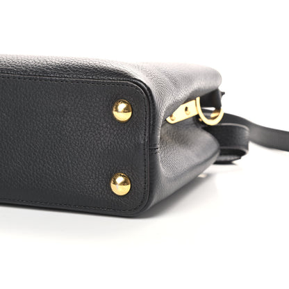 Louis Vuitton Taurillon Capucines BB Black 10 of 14