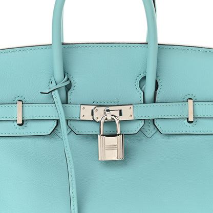 Hermes Swift Birkin 25 Bleu Atoll 8 of 13