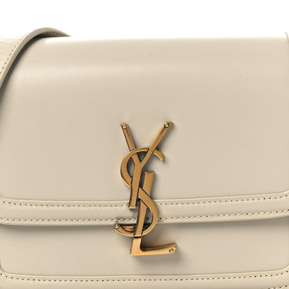 Saint Laurent Smooth Calfskin Small Solferino Satchel Ivory 7 of 12