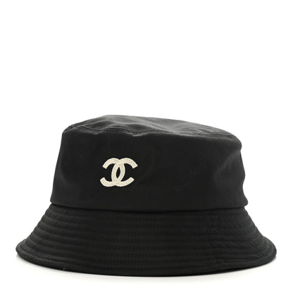 Chanel Cotton CC Bucket Hat L Black 1 of 12