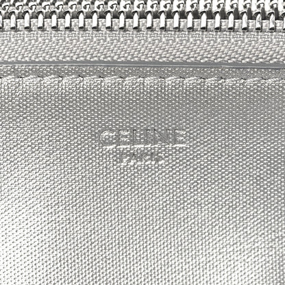 Celine Metallic Lambskin Small Trio Crossbody Bag Silver 7 of 9