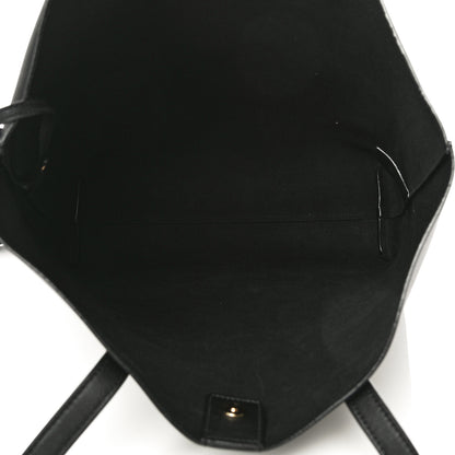 Saint Laurent Calfskin North-South Shopping Tote Black 5 of 11