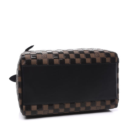 Louis Vuitton Damier Paillettes Speedy 30 Black 3 of 11