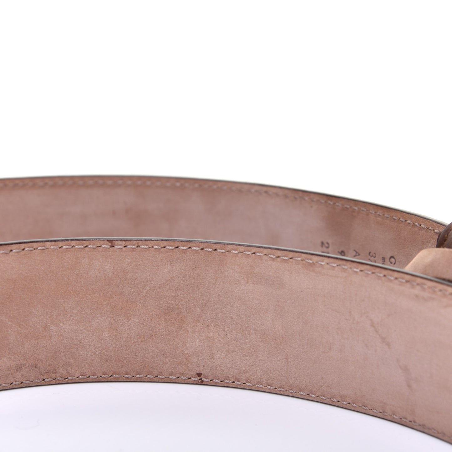 Calfskin Interlocking G 37mm Belt 90 36 Nut Brown