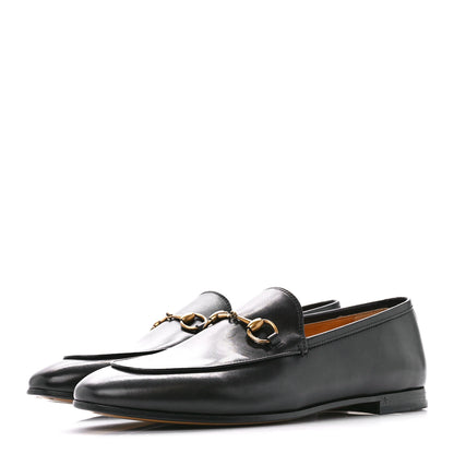 Gucci Calfskin Womens Jordaan Loafers 38 Black 3 of 9
