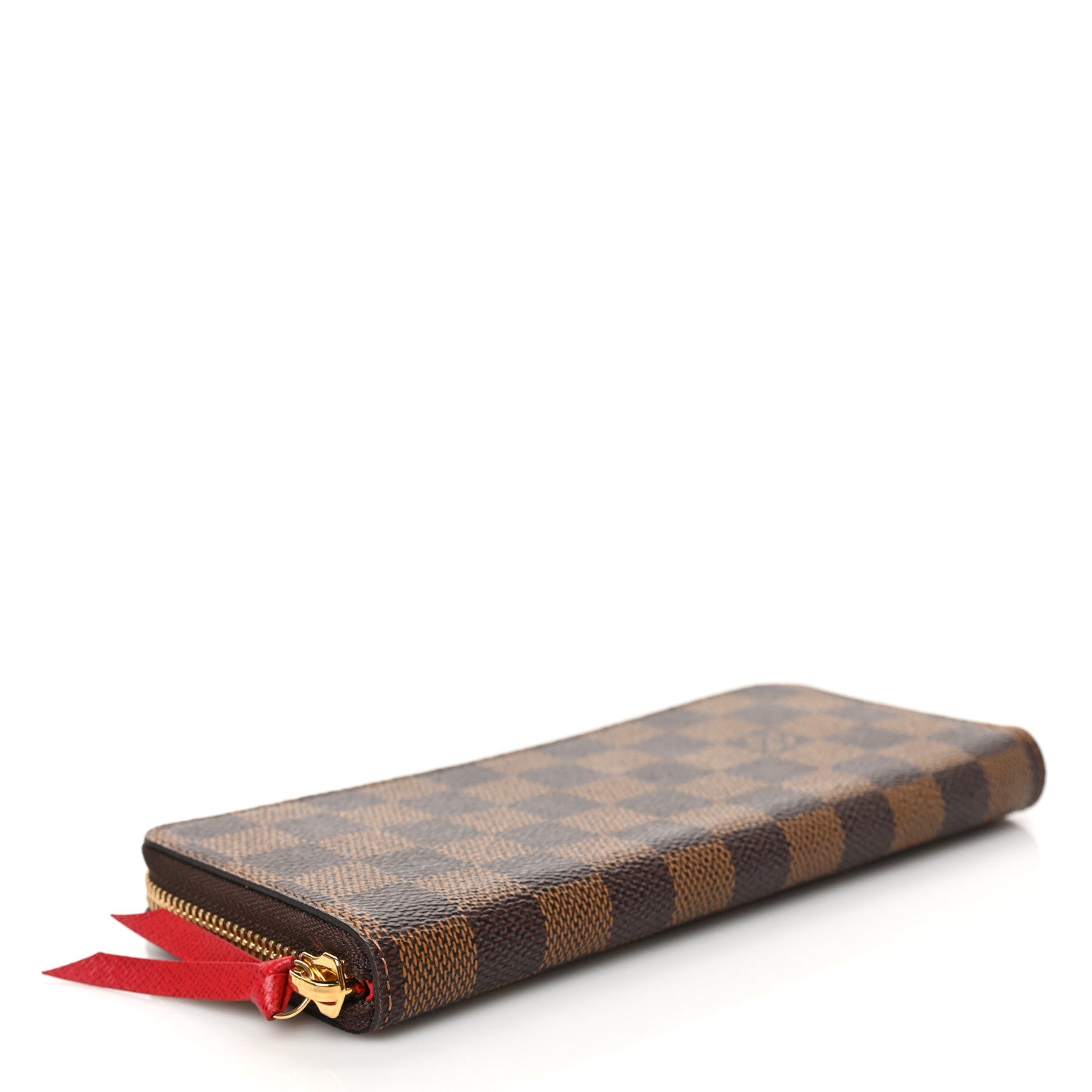 Louis Vuitton Damier Ebene Clemence Wallet Cherry 4 of 6
