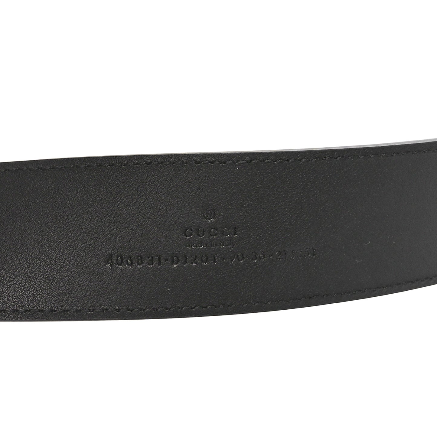 Textured Calfskin Double G 40mm Belt 90 36 Black