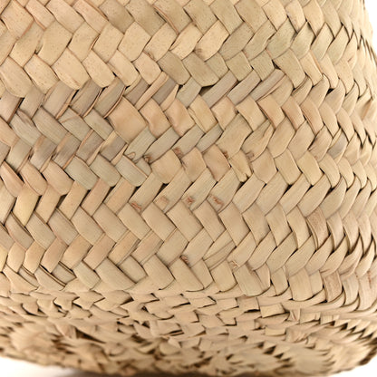 Christian Louboutin Woven Straw Loubishore Tote Beige 11 of 11