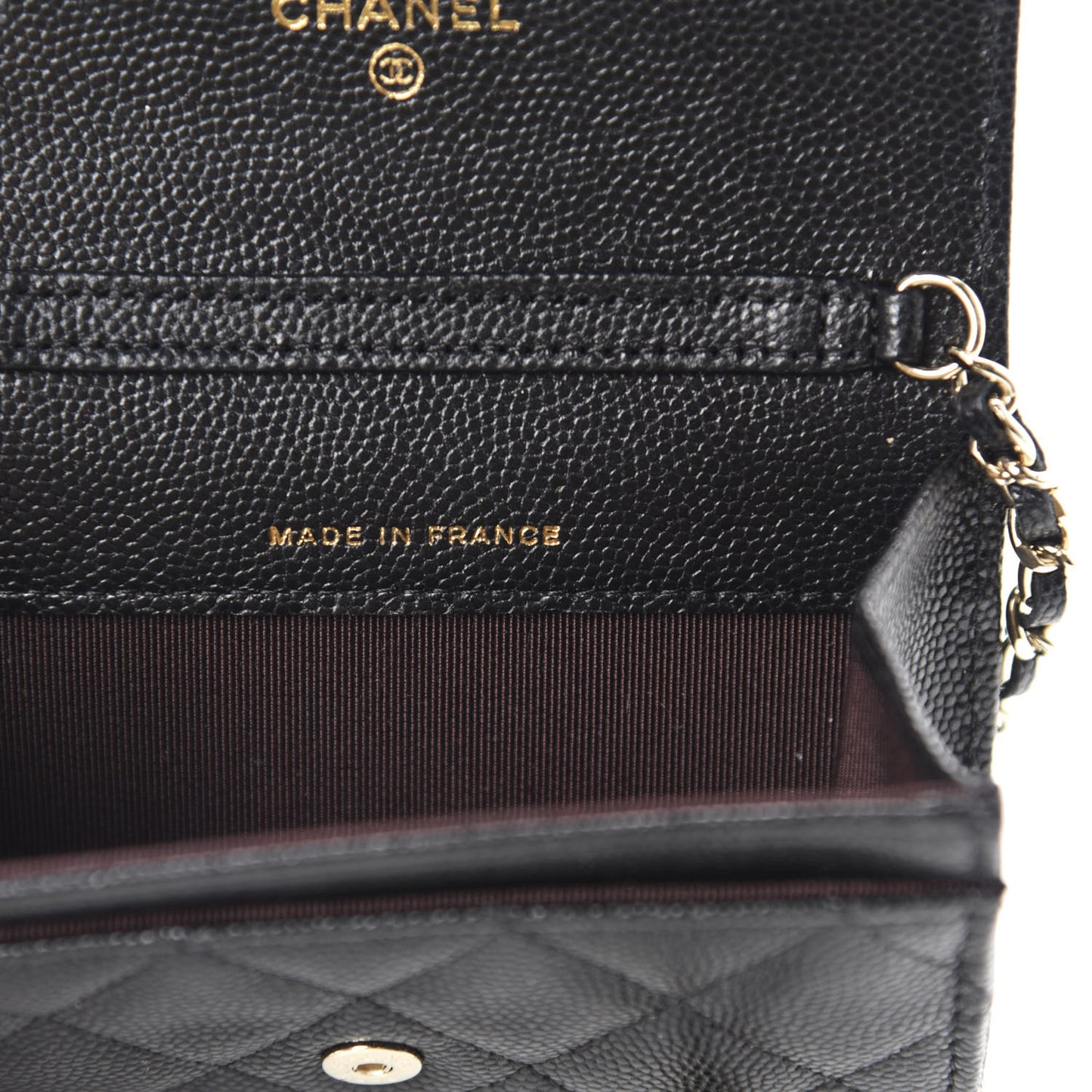 Caviar Quilted Belt Bag Black