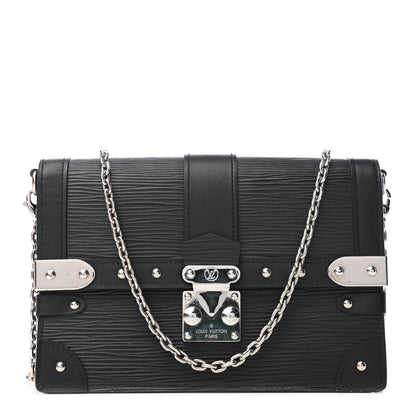 Louis Vuitton Epi Trunk Chain Wallet Black 1 of 9