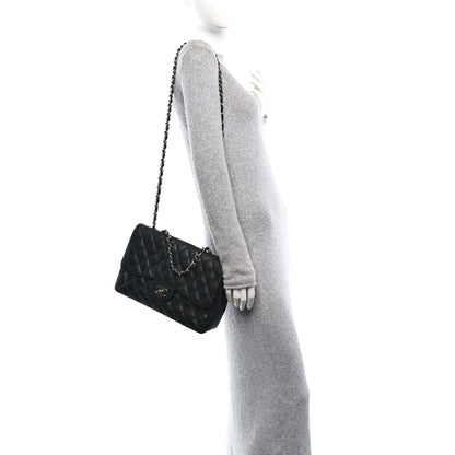 Chanel Caviar Quilted Jumbo Double Flap Black 3 of 16